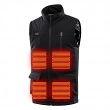 TENGOO HV-11B Unisex 11 Places Heating Vest 3-Gears Heated Jackets USB Electric Thermal Clothing Winter Warm Vest Outdoor Heat Coat Clothing COD