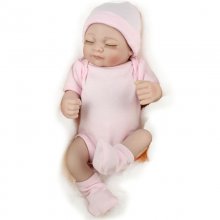 DOLL Reborn Silicone Handmade Lifelike Girl Baby Doll Realistic Newborn Toy COD