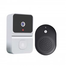2.4G WiFi Video Doorbell Wireless HD Night Vision Remote Phone Monitoring Two-way Intercom Alarm Notification Push Motion Detection Intelligent Camera Door Bell