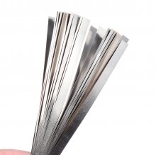 100Pcs Pure Nickel 99.96% Low Resistance Battery Strip Tabs Mat for Welding 0.1x4x100mm COD