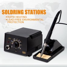 G2-936 Antistatic Constant Temperature Soldering Iron Station 60W with Wide Range 200℃~480℃ High Temperature Stability for Professional and Hobby Use COD