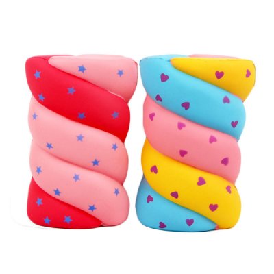 Cotton Candy Squishy 14*9.5*5.5CM Soft Slow Rising With Packaging Collection Gift Marshmallow Toy COD
