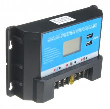 LCD 20A 12/24V Solar Charge Controller Regulator with USB Port COD