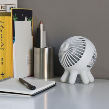 MUID Portable Mini Handheld Fan USB Charging Mute Office Fan Air Cooler COD
