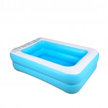 110/128/155cm Inflatable Swimming Pool Camping Garden Family Kids Paddling Pool COD