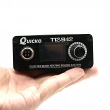 Quicko T12-942 MINI OLED Digital Soldering Station T12-907 Handle with T12-K Iron Tips Welding Tool COD