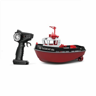 TY XIN 686 2.4G 1/72 Rc Boat Powerful Dual Motor Wireless Electric Remote Control Tugboat Model Toys for Boys Gift COD